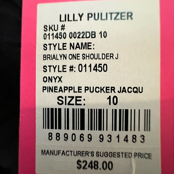 Pinapple pucker textured jacquard Brialyn one shoulder jumpsuit - Picture 9 of 12